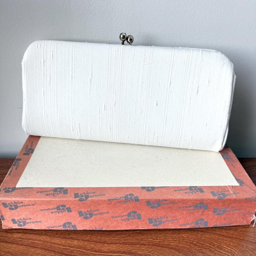 Vintage Special Occasion Clutch Bag Off White